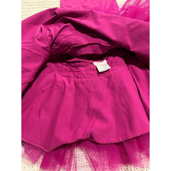 NWT Dollcake Dress Sugar Plum Tutu Leotard Set Girls Sz 7 Pink Floral Applique - Picture 14 of 15